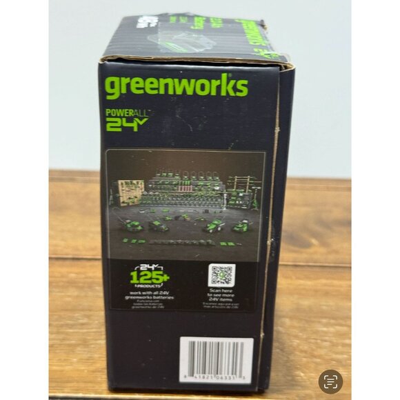 GREENWORKS Powerall 24v 2.0 Ah Battery USB Port Design - Picture 8 of 12